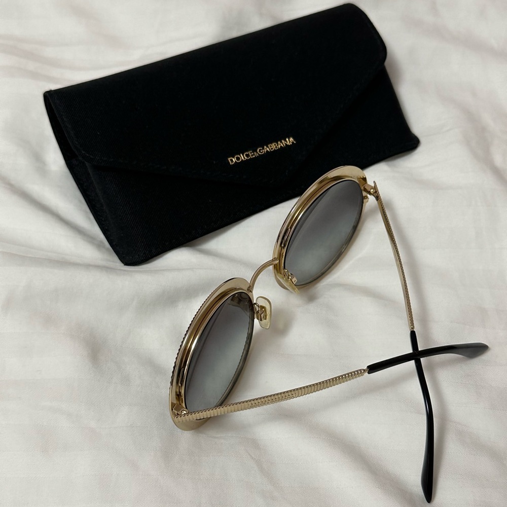 Dolce & Gabbana Women's Grosgrain Round Sunglasses